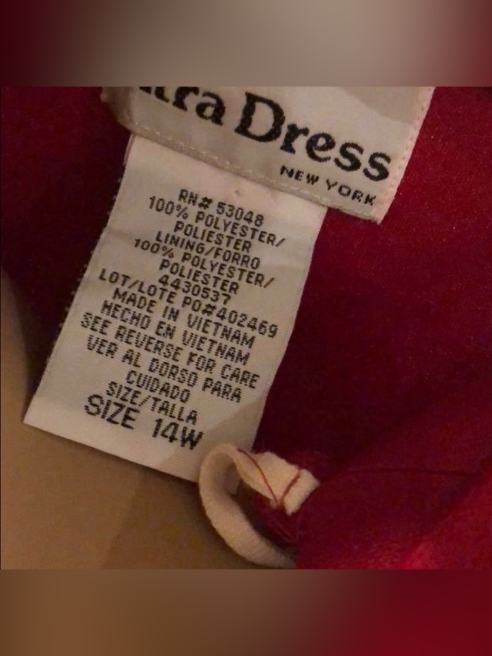 Ultra Dress Collection Red Embellished Dress | Plus Size 14W | Evening | Formal - Picture 4 of 4